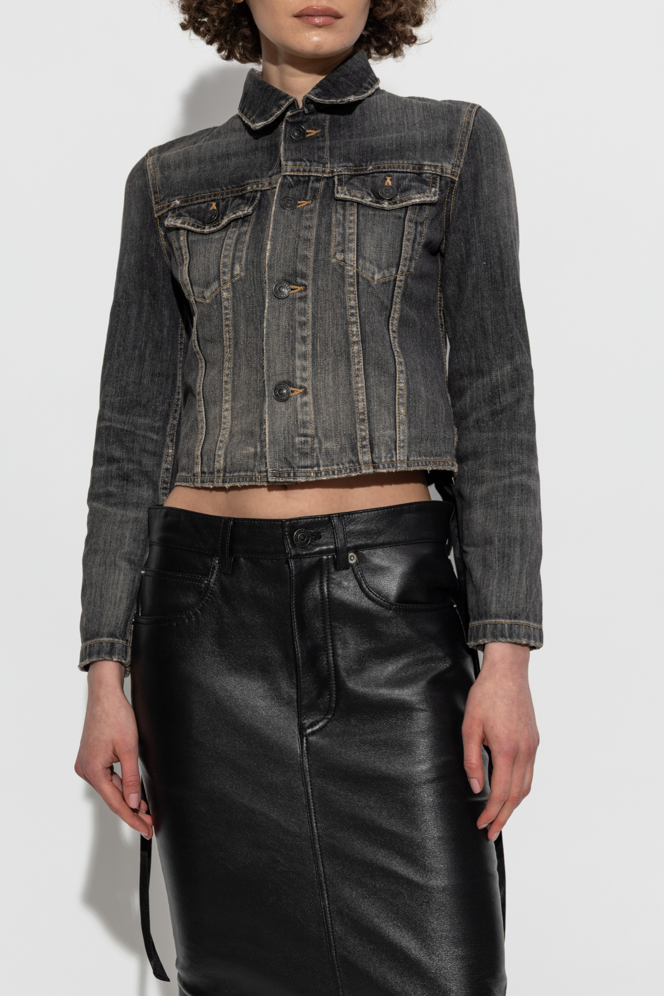 Grey Denim jacket Balenciaga - Vitkac Italy